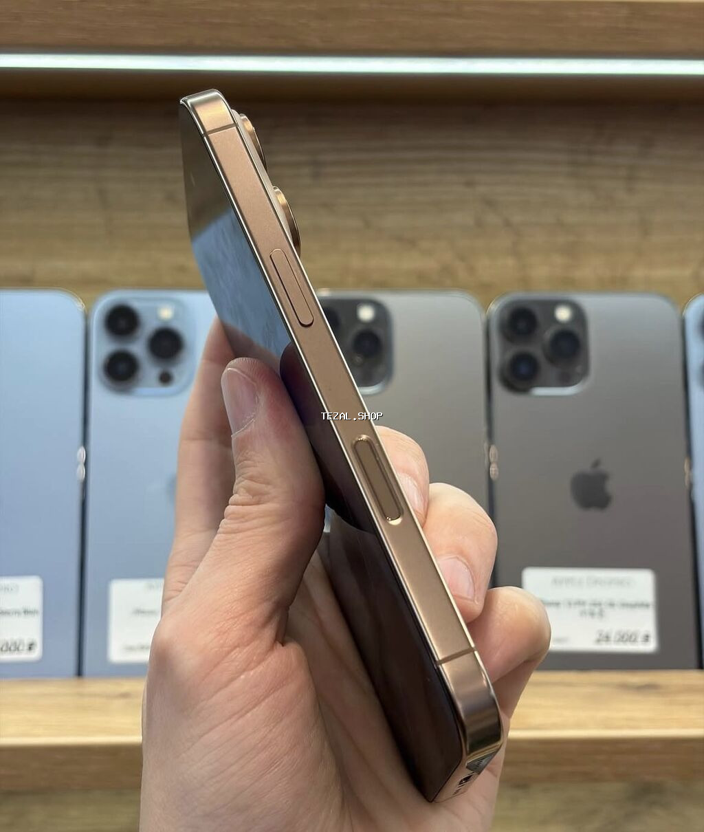 IPhone 16 Pro, 256 GB, Desert Titanium, Zəmanət, Simsiz şarj, Face ID - şəkil 3