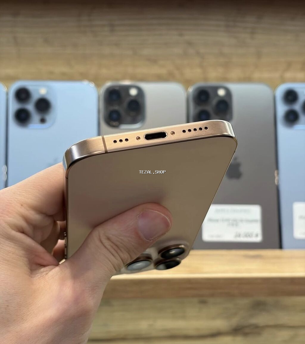 IPhone 16 Pro, 256 GB, Desert Titanium, Zəmanət, Simsiz şarj, Face ID - şəkil 5