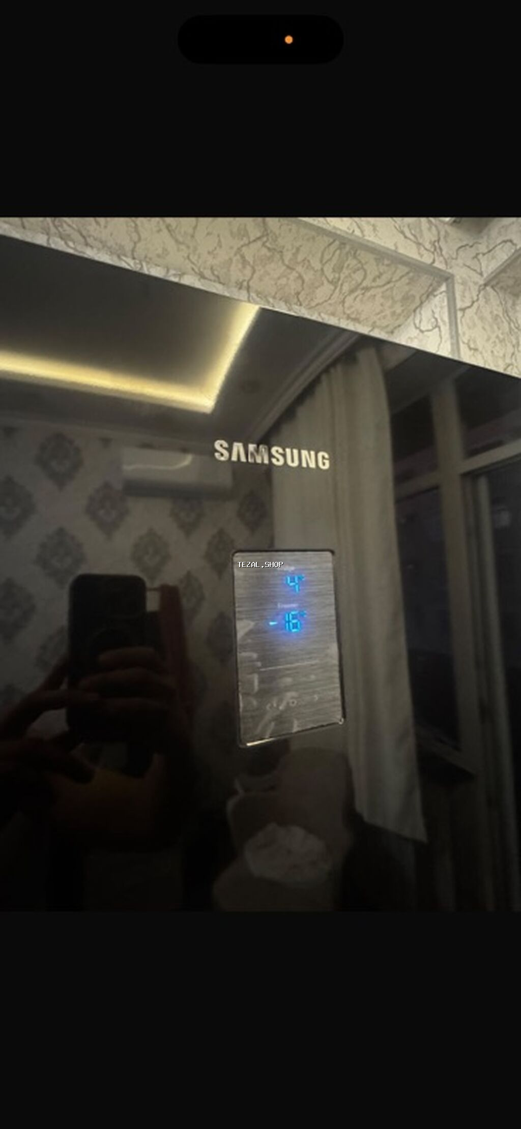 İşlənmiş 2 qapılı Samsung Soyuducu Satılır, rəng - Qara, Təkərli - şəkil 2