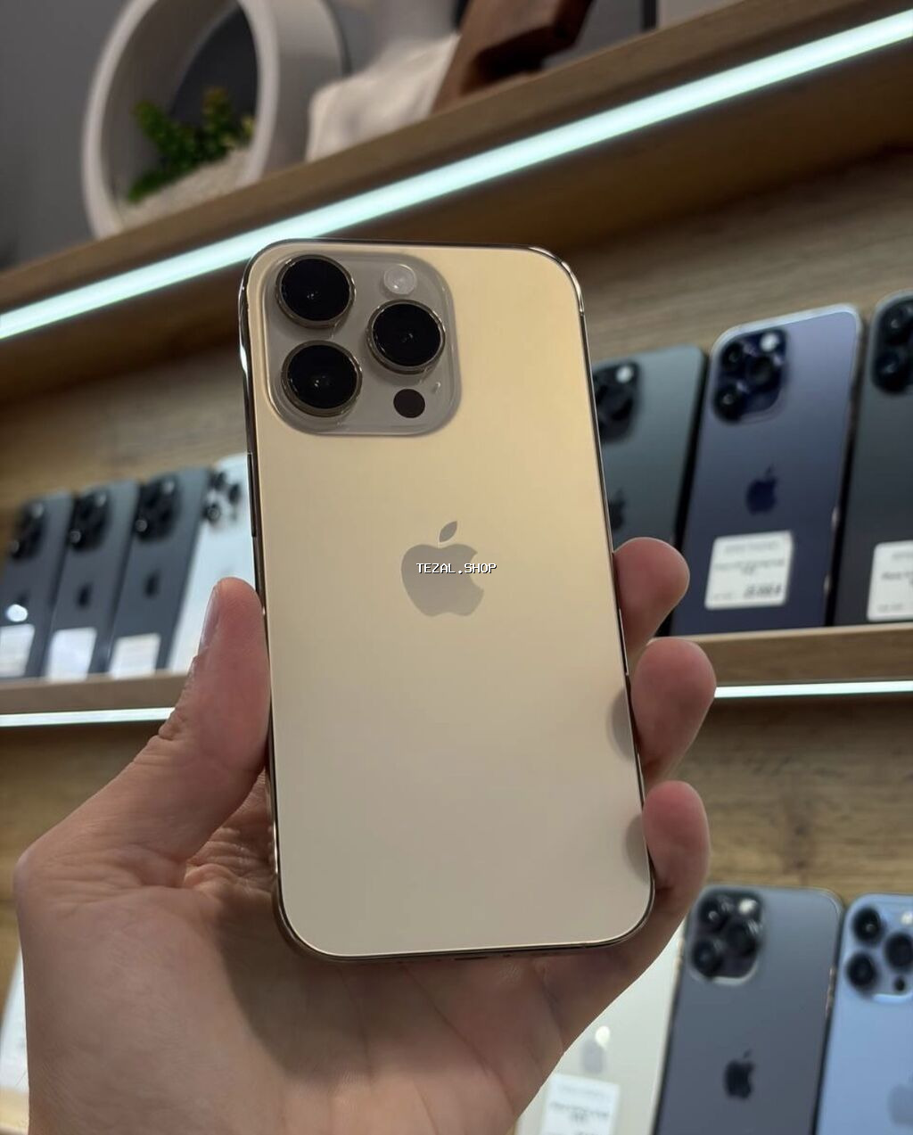 IPhone 14 Pro, 128 GB, Matte Gold, Zəmanət, Simsiz şarj, Face ID
