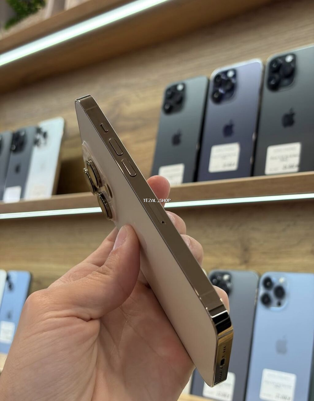 IPhone 14 Pro, 128 GB, Matte Gold, Zəmanət, Simsiz şarj, Face ID - şəkil 4