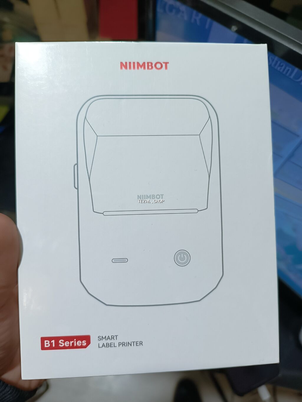 Niimbot B1 termoprinter. blutuz ilə telefona qoşulur və telefondan