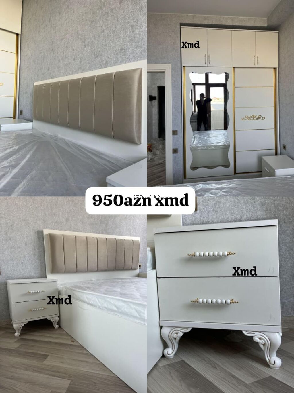 Yataq otağı dəstləri – Müxtəlif modellər və rənglər 1) ALTUN dəsti - şəkil 5