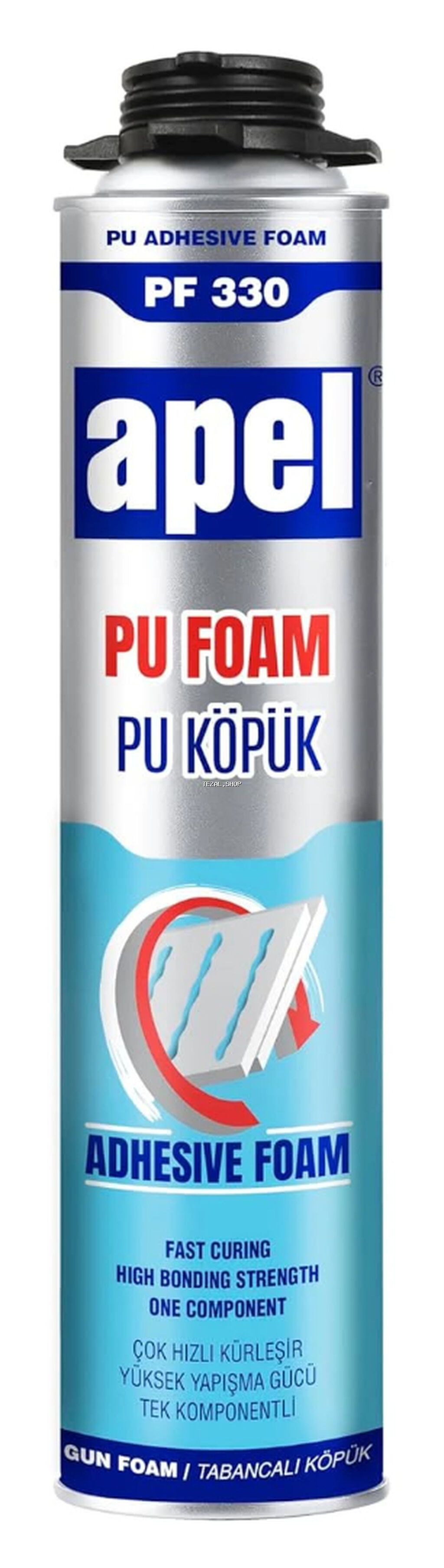 Apel PF 330 PU Foam – tapançalı poliuretan yapışdırıcı köpük
