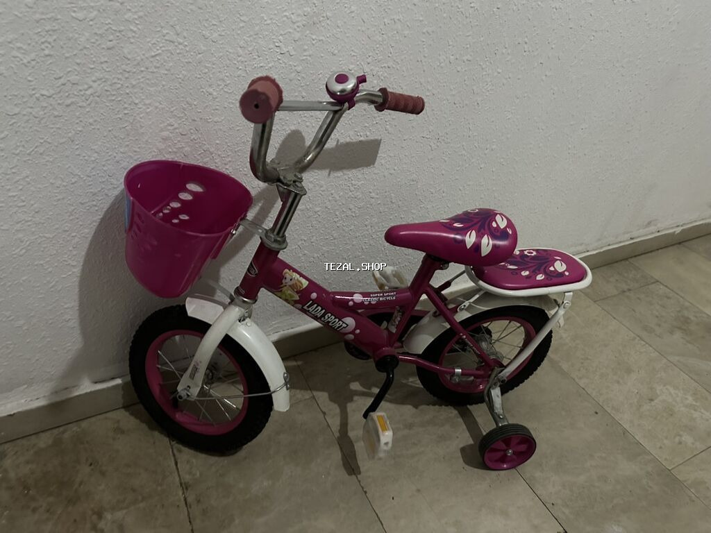 Uşaq velosipedi – Lada Sport, tək sürüş üçün köməkçi təkərlərlə - - şəkil 2