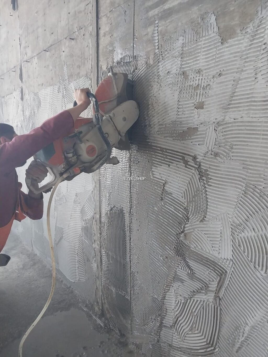 Beton kəsmə və deşik açma xidməti - Armaturlu beton, daş, beton divar - şəkil 5
