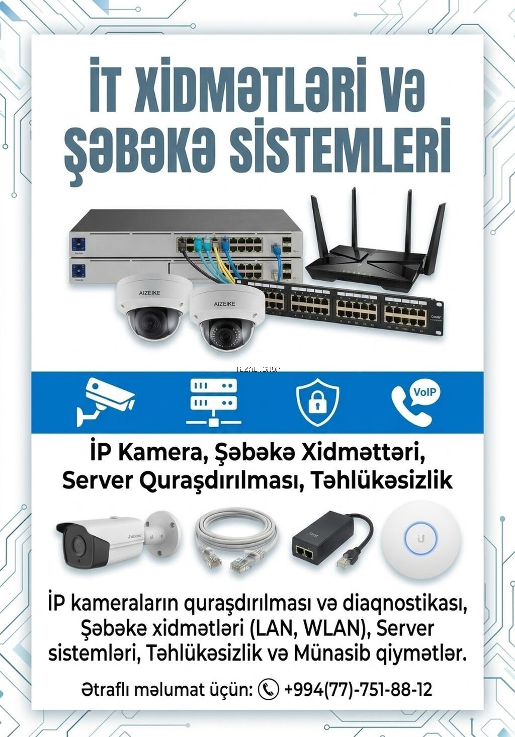 Kompyuter və İT Xidmətləri - Hardware və Software dəstəyi - - şəkil 2