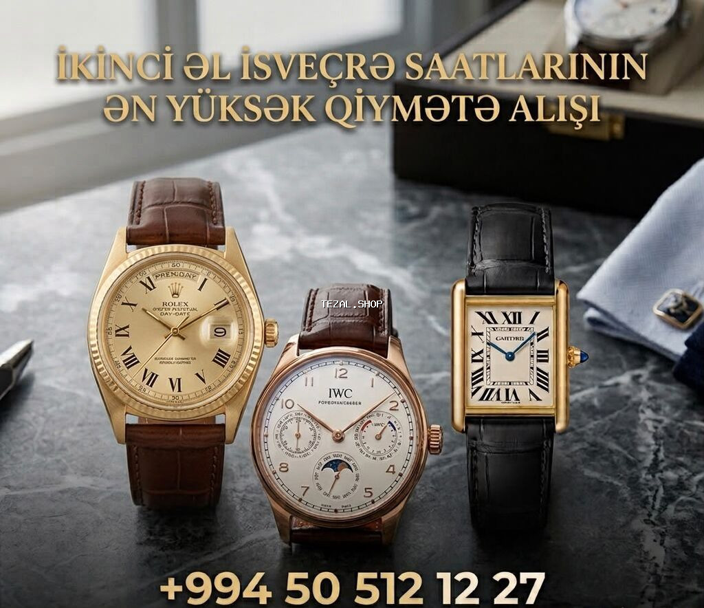 İşlənmiş, Qol saatı, Cartier