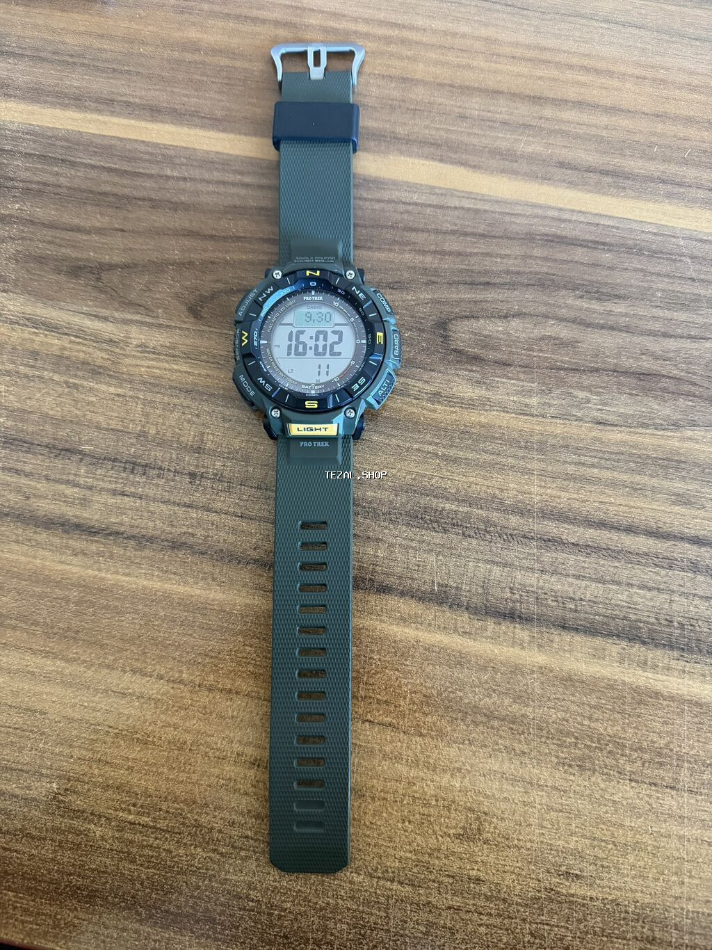 İşlənmiş, Qol saatı, Casio, rəng - Yaşıl