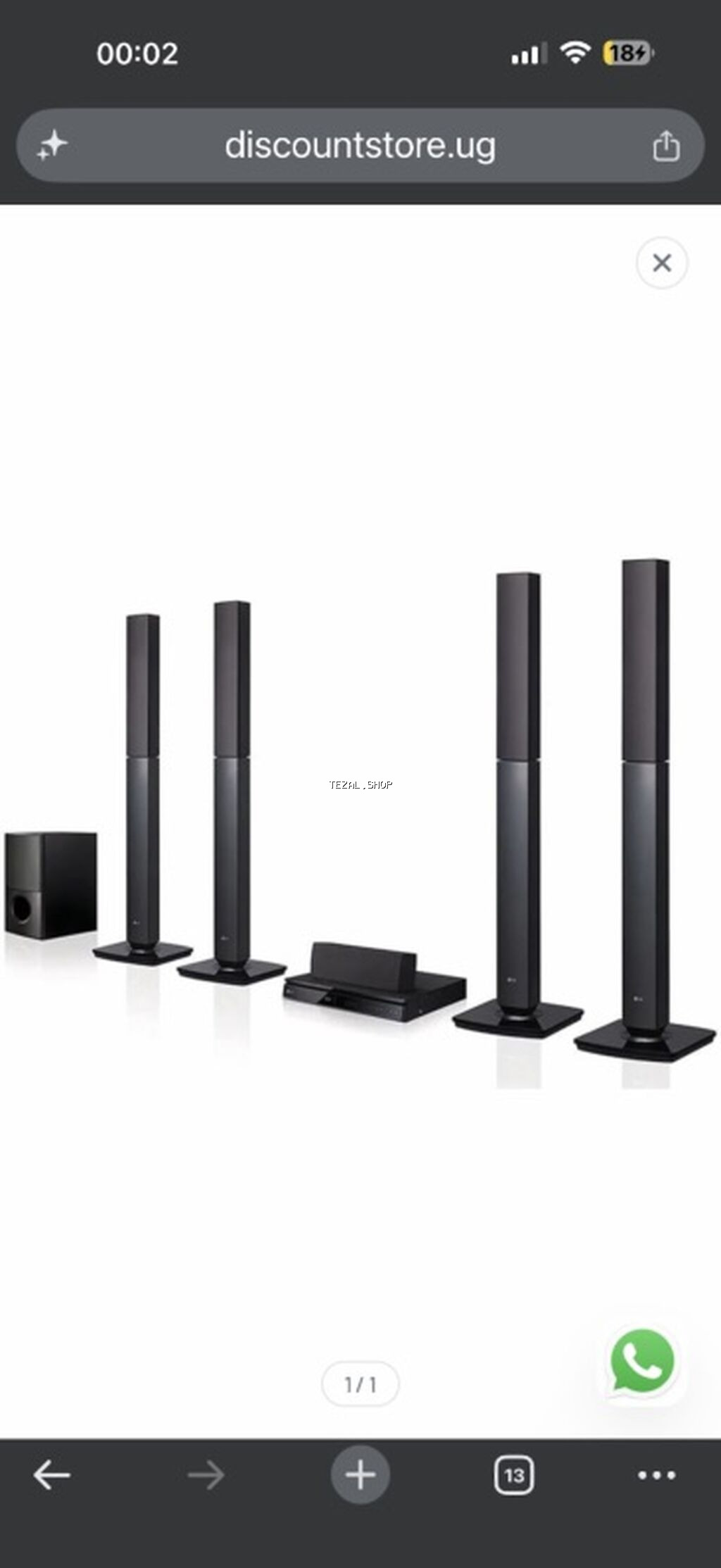LG LHD 657 Soundbar Ev Kinoteatrı Yeni kimidir. Az işlənib