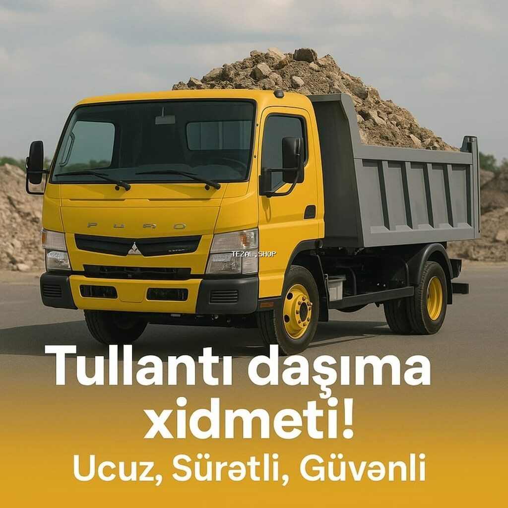 Bu xidmət təmir tullantılarının daşınmasını təmin edir. Xidmətə zibil