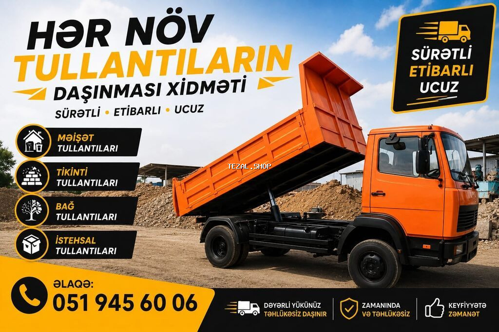 Söküntü və hər növ tullantıların daşınması xidməti - Tikinti - şəkil 3