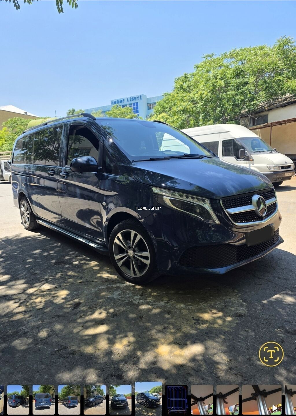 Mercedes-Benz Vito mixto 111 CDI, mavi rəng, dizel miniven. Şəhər