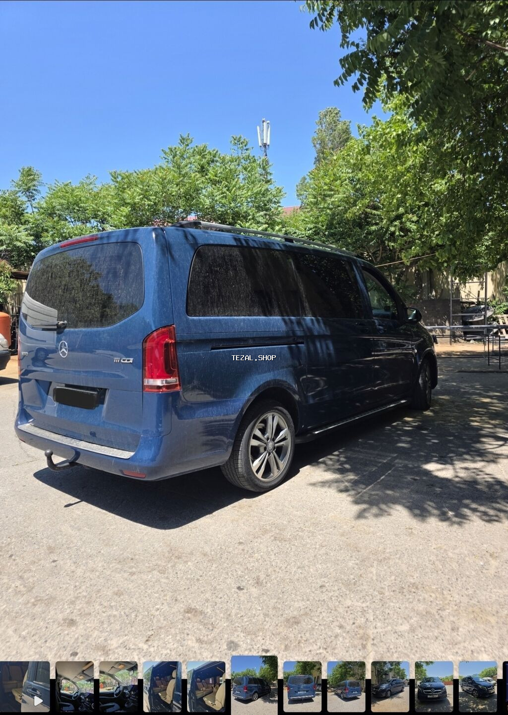 Mercedes-Benz Vito mixto 111 CDI, mavi rəng, dizel miniven. Şəhər - şəkil 3