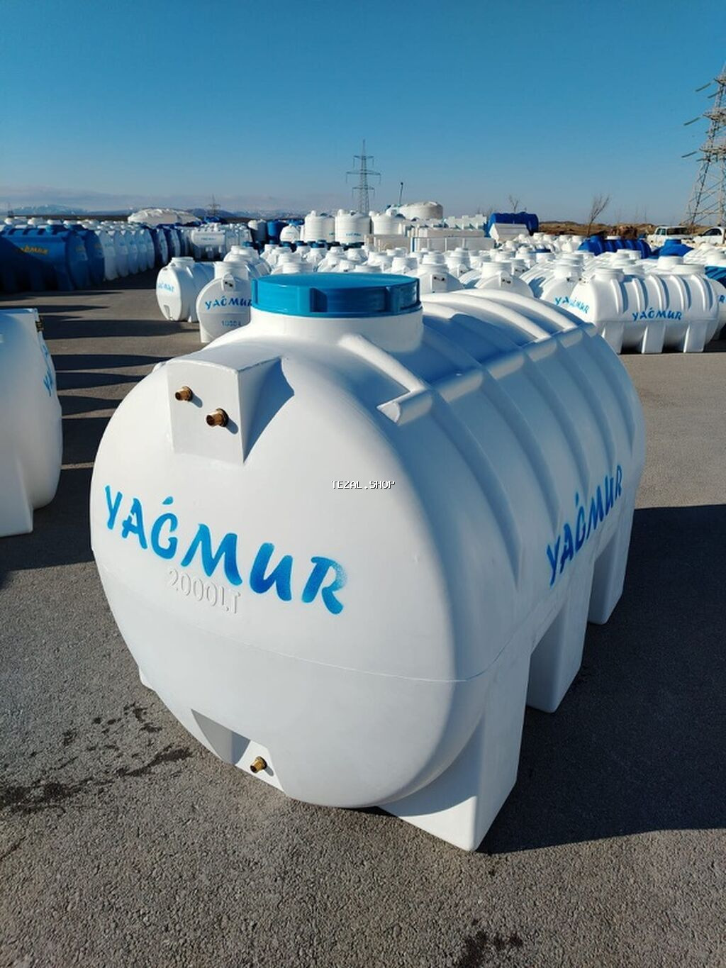 Bak, Plastik, 1000 l l, Yeni, Pulsuz çatdırılma, Rayonlara çatdırılma - şəkil 4