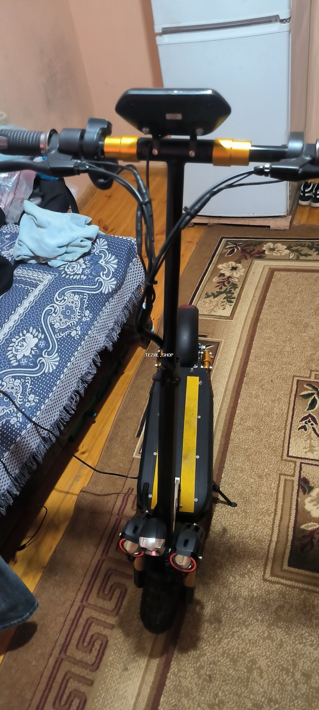 Elektrik samokat M6905 – qara sari, 30–40 km yürüş. Xüsusiyyətlər: - - şəkil 4
