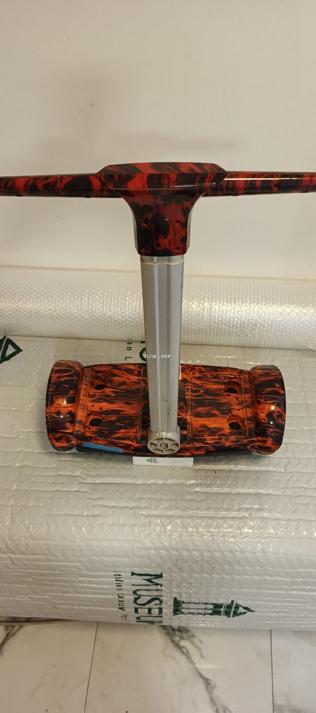 Elektrikli hoverboard (özünü-tarazlayan skuter) – alov naxışlı gövdə - şəkil 4