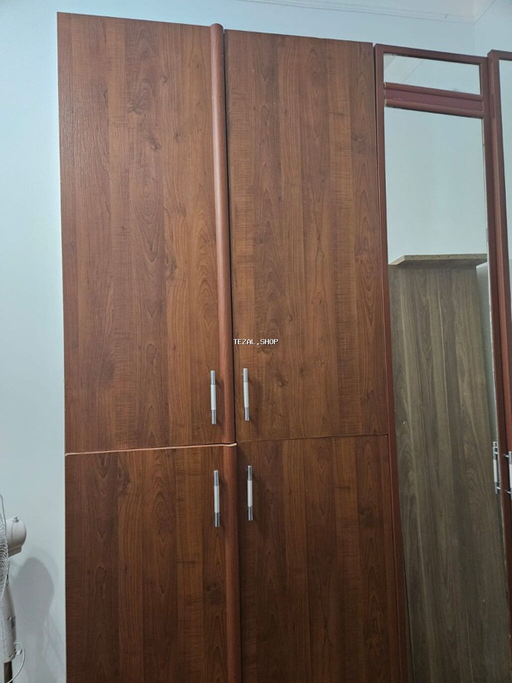 Yataq otağı üçün dolab dəsti - Material: ağac teksturalı laminat - şəkil 3