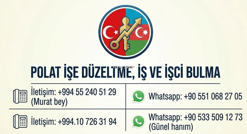Xidmət: Polat İşə Düzəltmə – iş və işçi tapmaq üzrə peşəkar