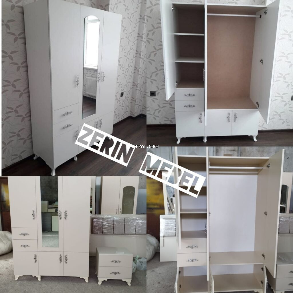 ✅ Yeni 3 qapılı dolab – Topdan qiymətə pərakəndə satış. ✅ Tam yeni 3