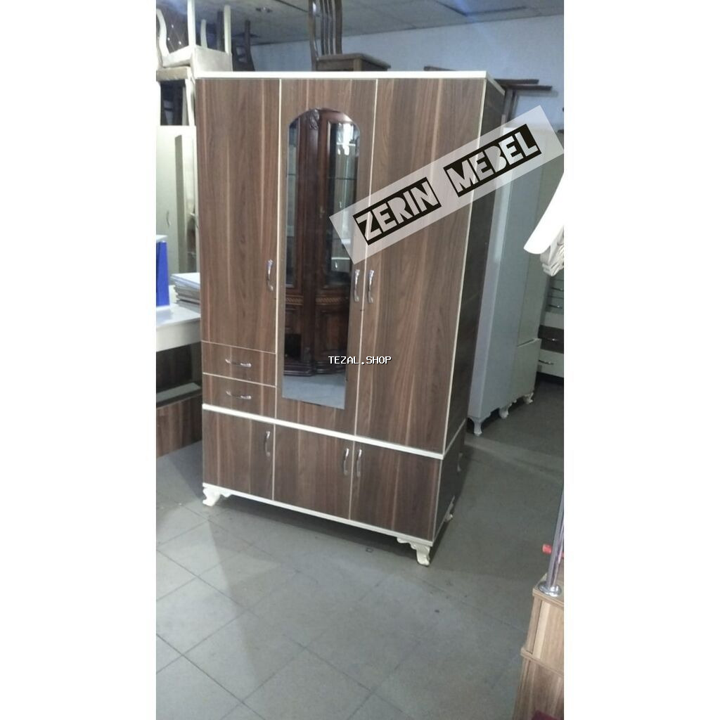 ✅ Yeni 3 qapılı dolab – Topdan qiymətə pərakəndə satış. ✅ Tam yeni 3 - şəkil 2