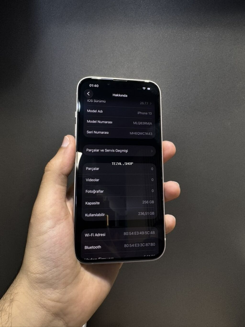 IPhone 13, 256 GB, Çəhrayı, Zəmanət, Barmaq izi, Simsiz şarj - şəkil 5