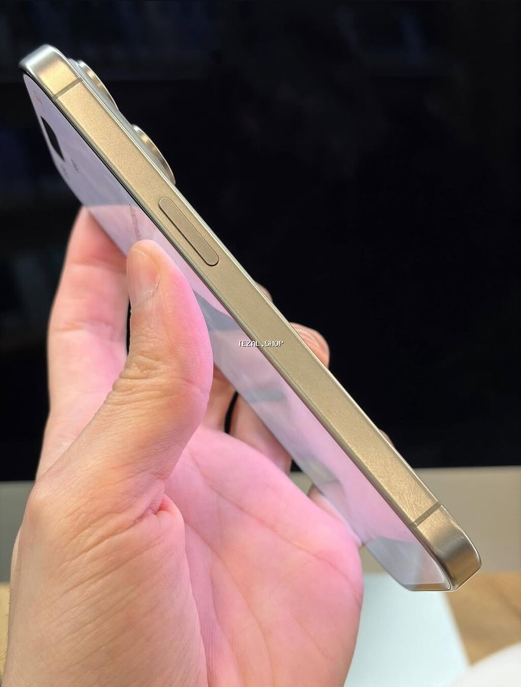 IPhone 15 Pro, 256 GB, Natural Titanium, Zəmanət, Simsiz şarj, Face ID - şəkil 3