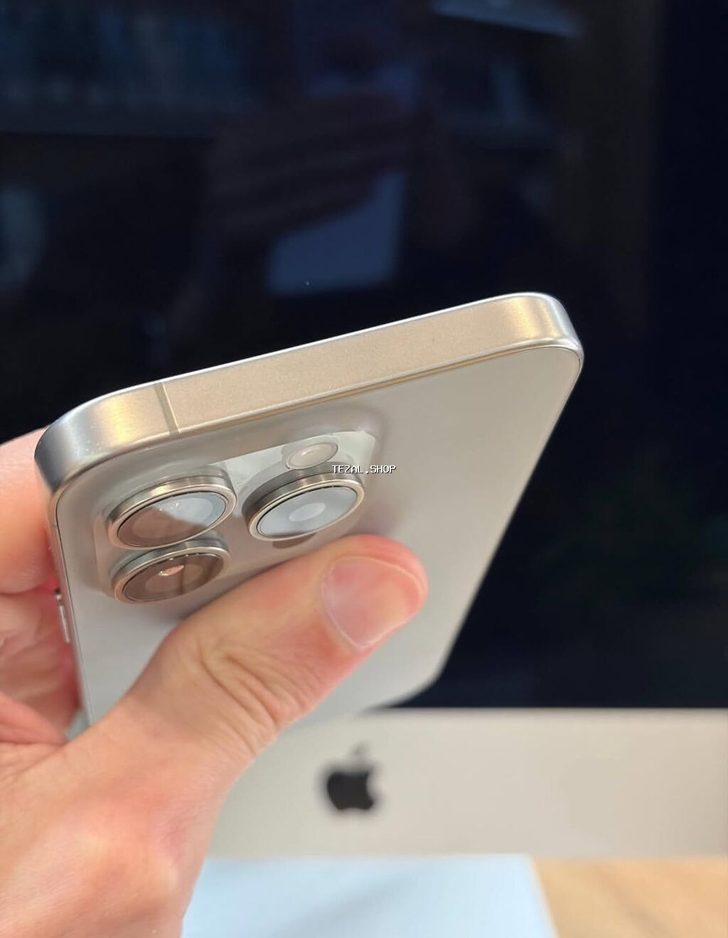 IPhone 15 Pro, 256 GB, Natural Titanium, Zəmanət, Simsiz şarj, Face ID - şəkil 4