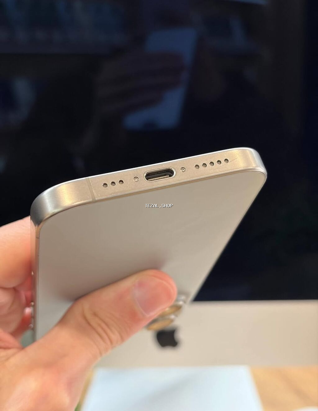IPhone 15 Pro, 256 GB, Natural Titanium, Zəmanət, Simsiz şarj, Face ID - şəkil 5
