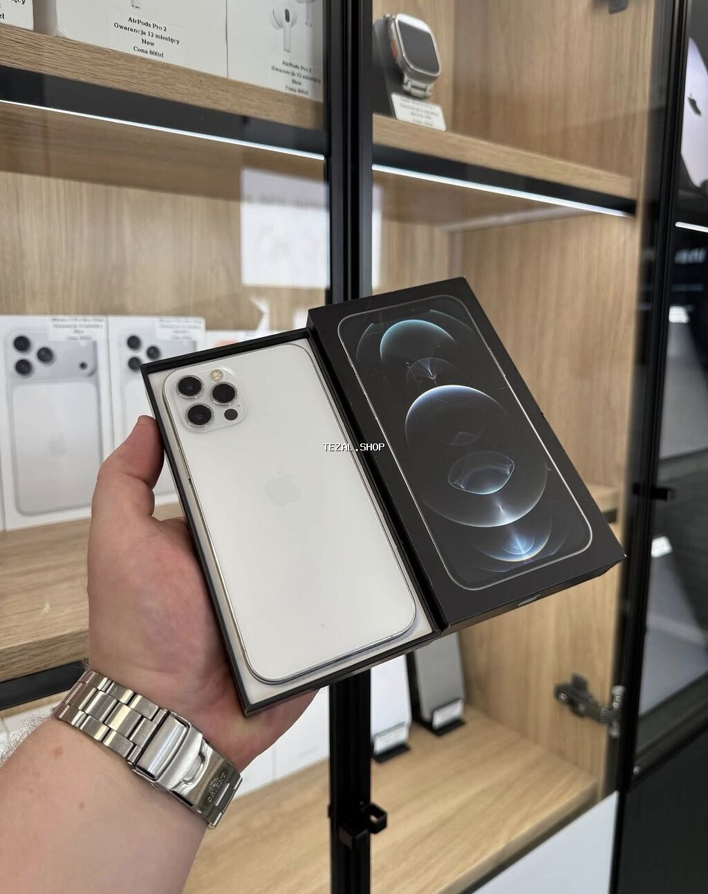 IPhone 12 Pro, 128 GB, Rose Gold, Zəmanət, Simsiz şarj, Face ID