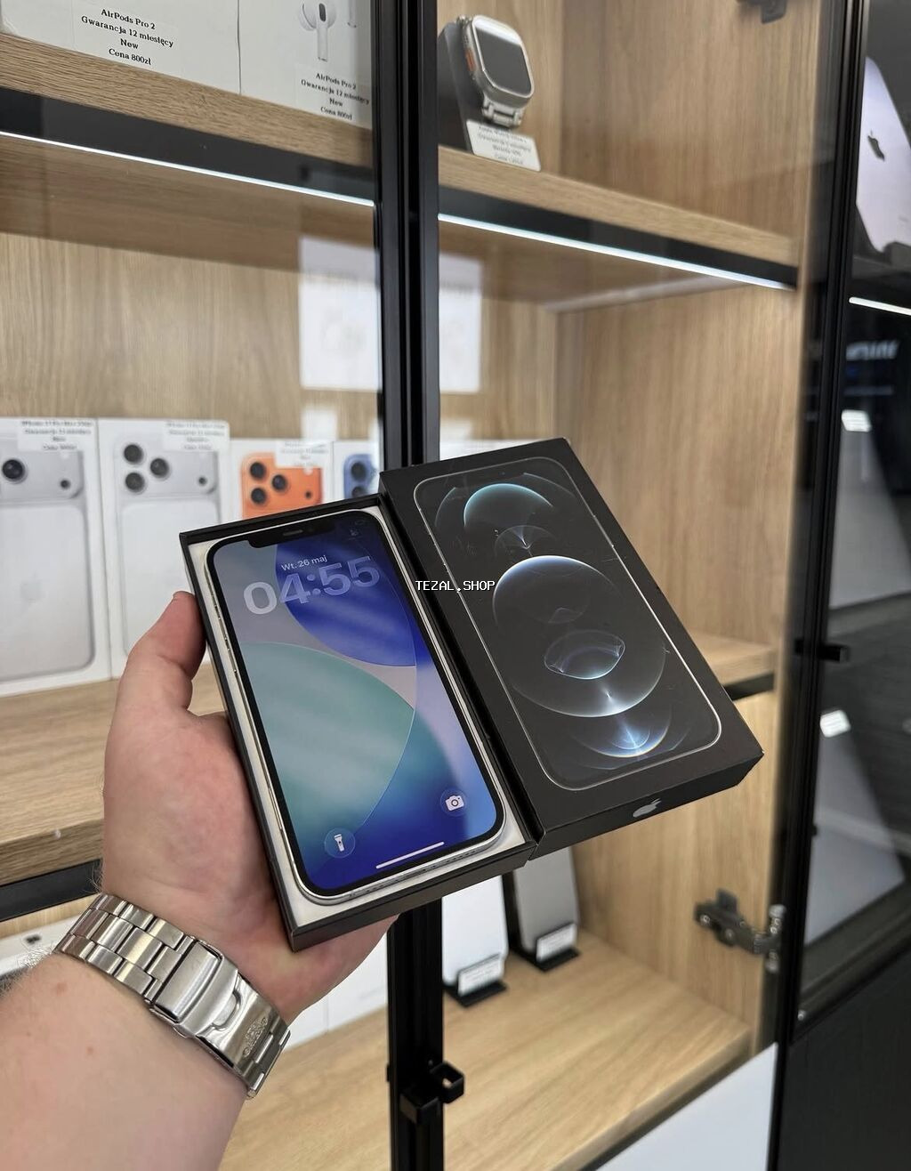 IPhone 12 Pro, 128 GB, Rose Gold, Zəmanət, Simsiz şarj, Face ID - şəkil 2