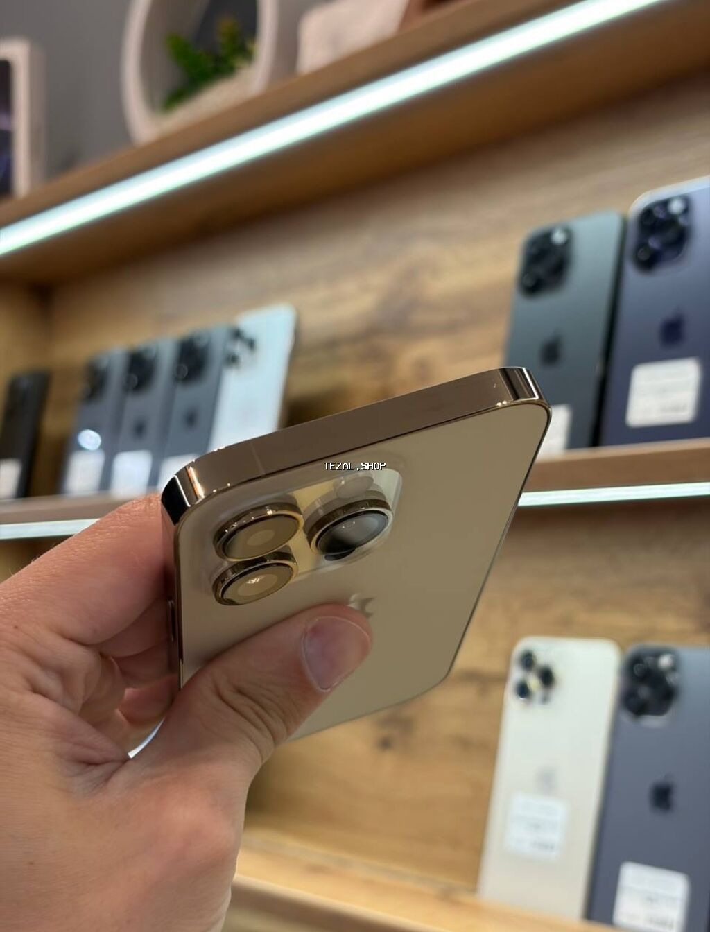 IPhone 14 Pro, 128 GB, Matte Gold, Zəmanət, Simsiz şarj, Face ID - şəkil 4