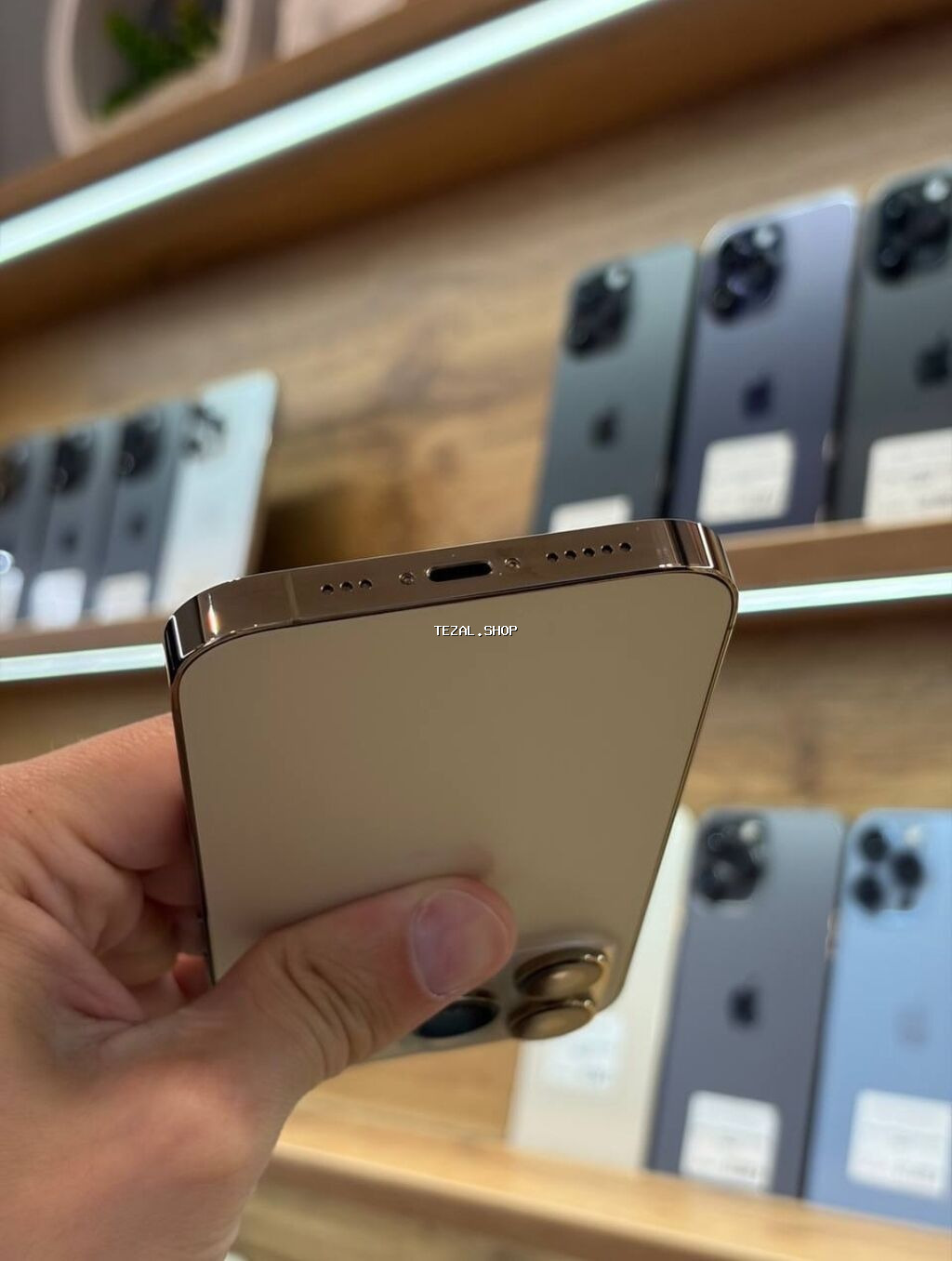 IPhone 14 Pro, 128 GB, Matte Gold, Zəmanət, Simsiz şarj, Face ID - şəkil 5