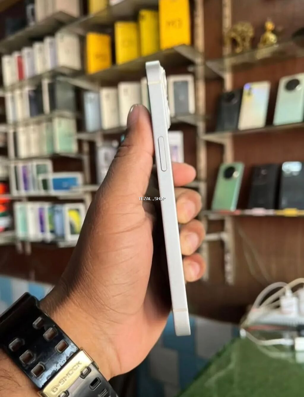 IPhone 13, 128 GB, Starlight, Zəmanət, Simsiz şarj, Face ID - şəkil 2