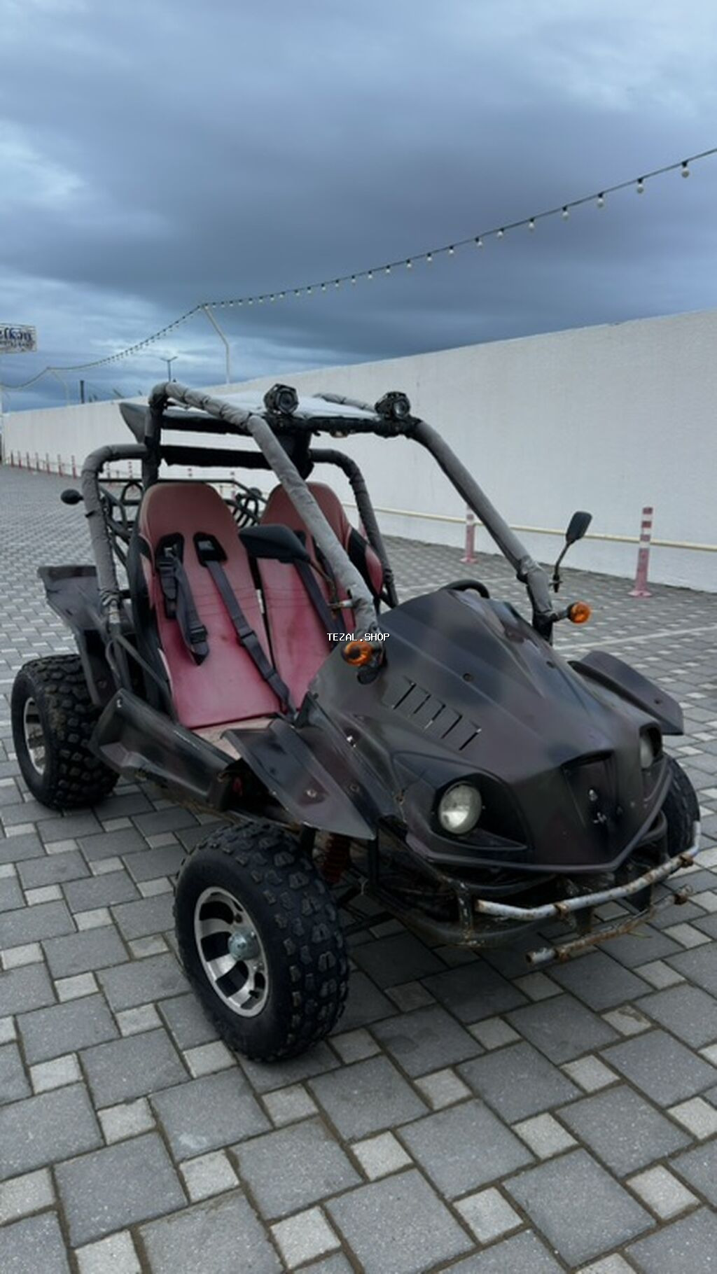 Off-road buggy – 2 nəfərlik, təhlükəsizlik kəmərləri və boru karkaslı