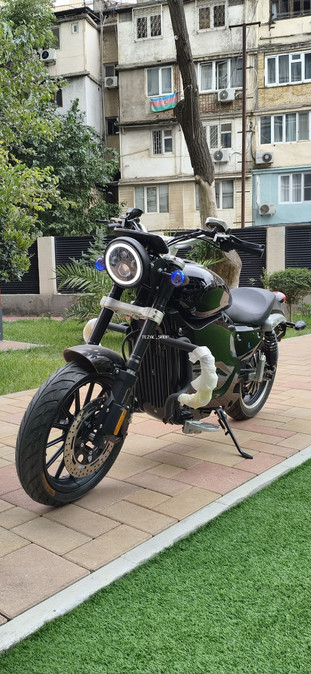 KREDIT VAR . Elektrik motosiklet – kruizer/street dizayn - Tam