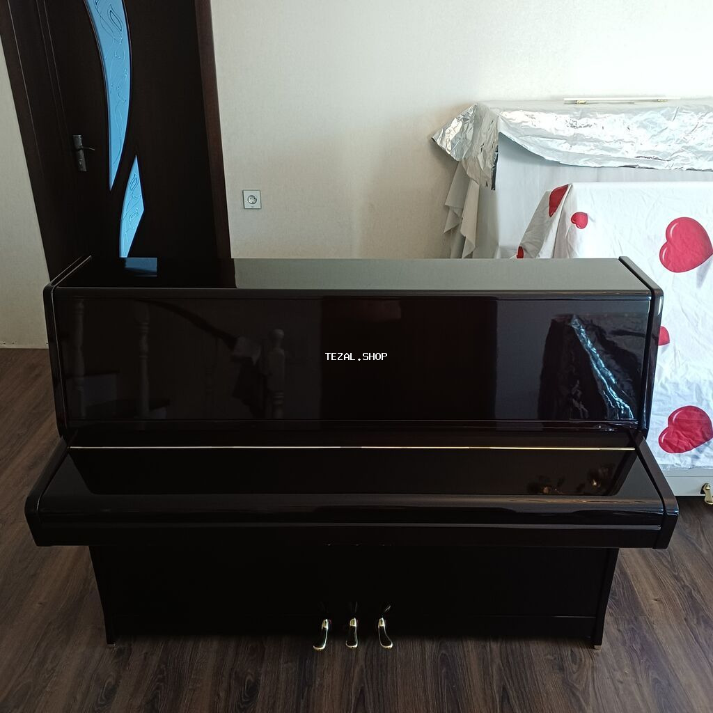 Rösler akustik piano – upright model - Korpus: parlaq qara lak örtük - şəkil 3
