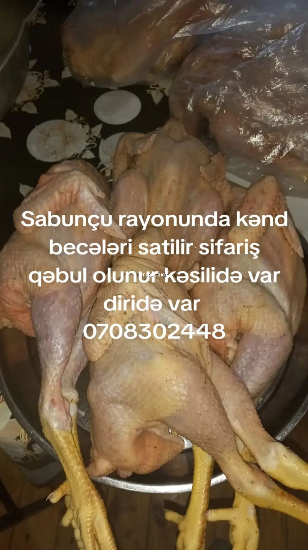 Kənd toyuğu Toyuq Bütöv, Pərakəndə - şəkil 3