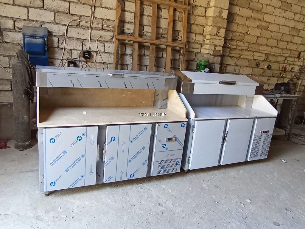 Pitza hazırlıq soyuducusu kafe restoran üçün - şəkil 2