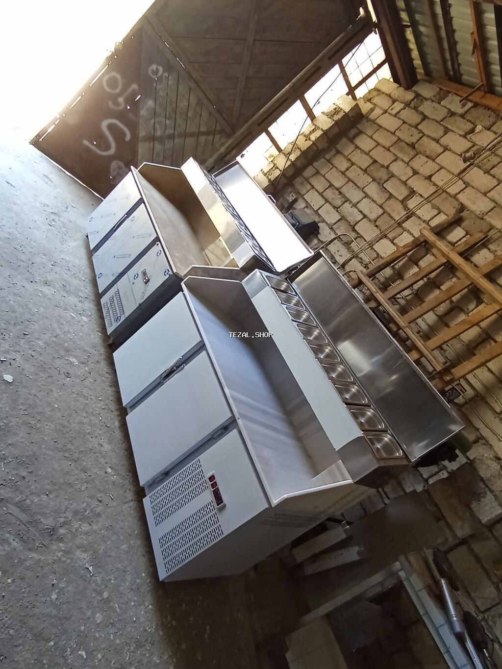 Pitza hazırlıq soyuducusu kafe restoran üçün - şəkil 5