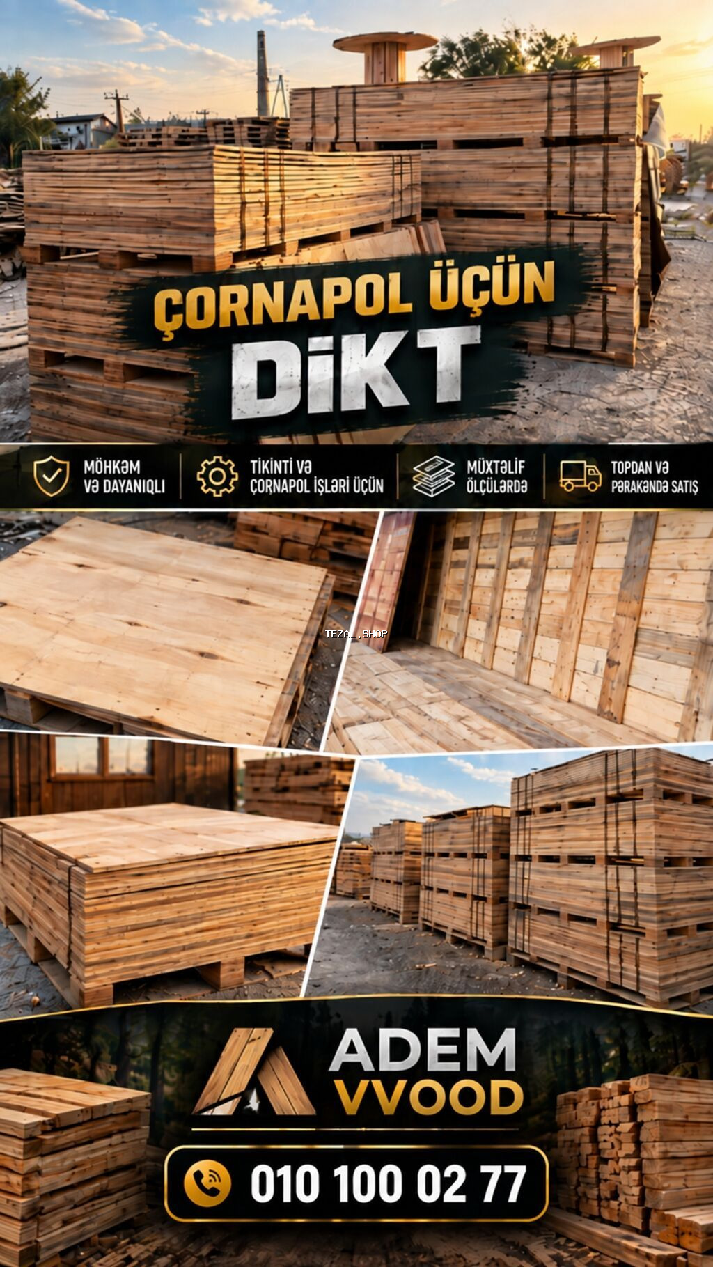 Diktlər, 17 mm, Ödənişli çatdırılma