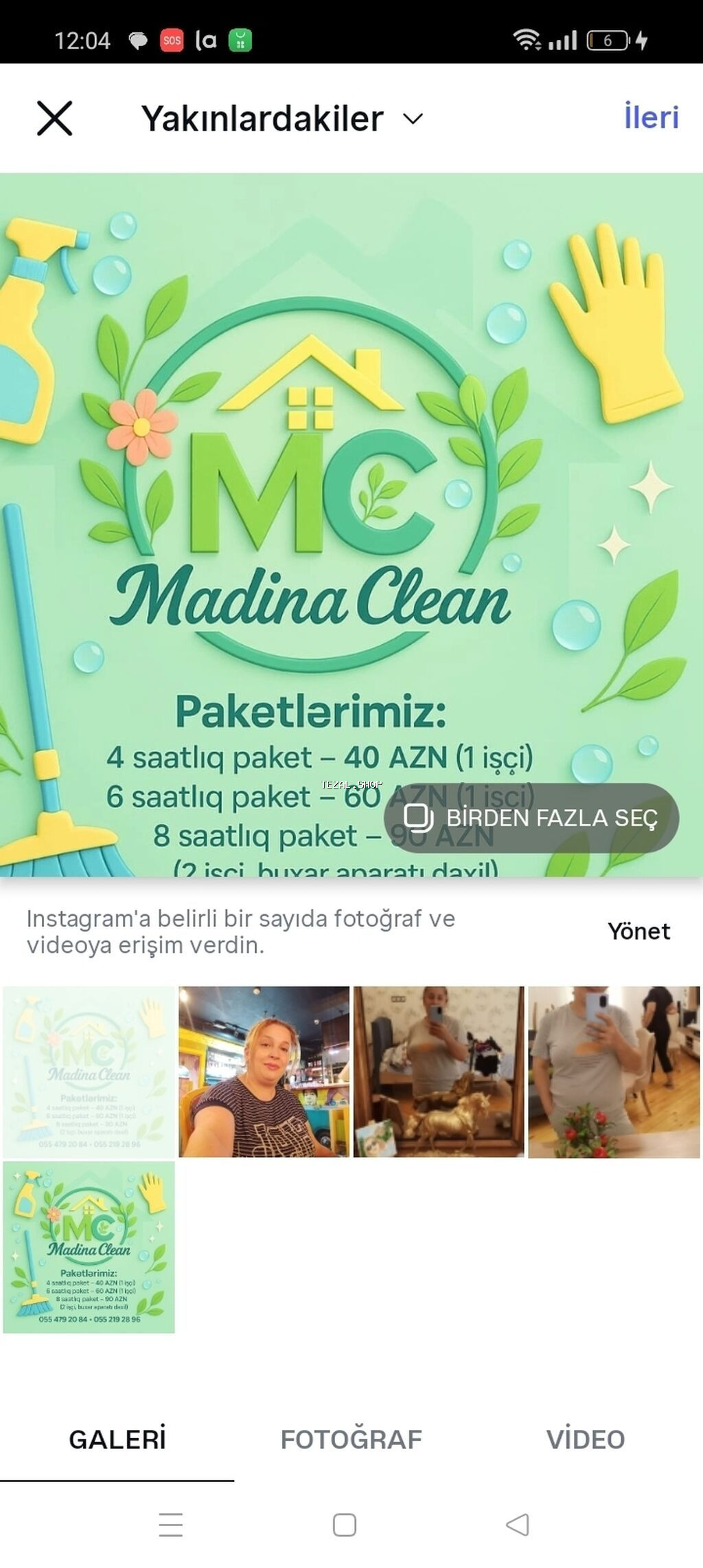 Salam evlerim saatlq paketle temizlenmesi 4 saatlq 40 manat 6 saatliq