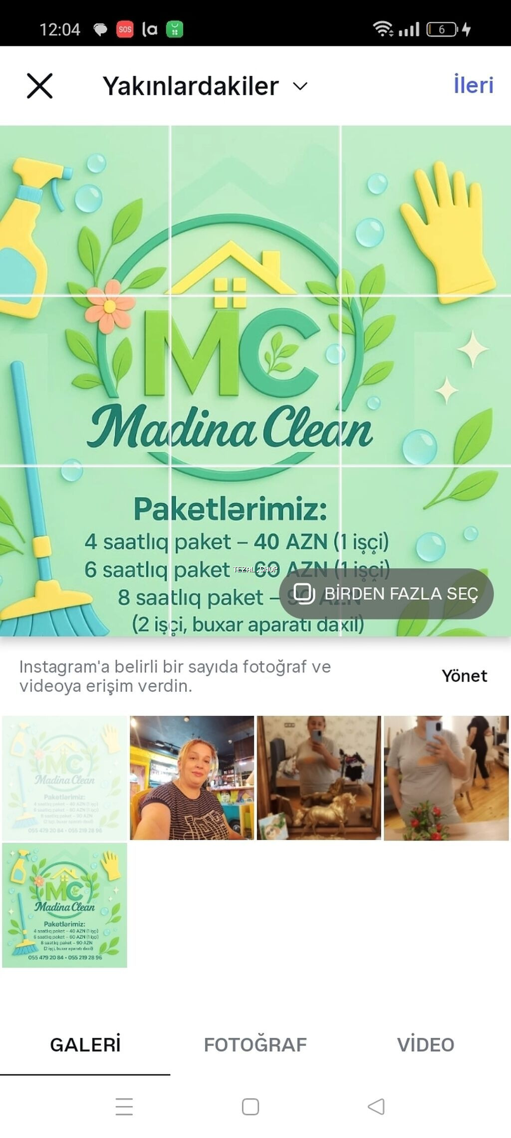 Salam evlerim saatlq paketle temizlenmesi 4 saatlq 40 manat 6 saatliq - şəkil 2