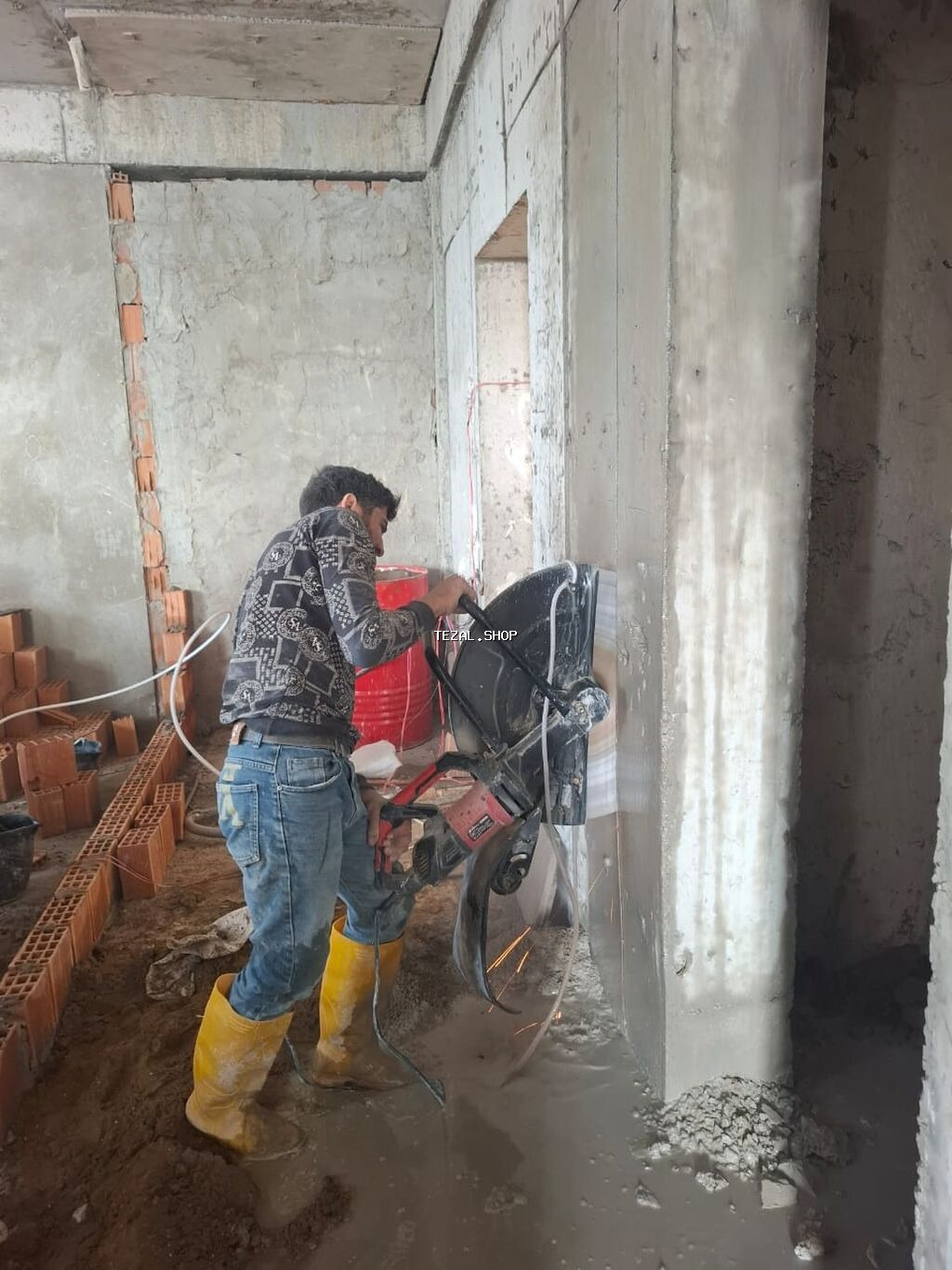 Beton kəsmə və deşik açma xidməti - Dəqiq və səliqəli kəsim: divar - şəkil 2