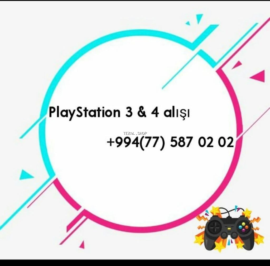 Playstation 3-4-5 Unvadan ən yüksək qiymətlə Alışı