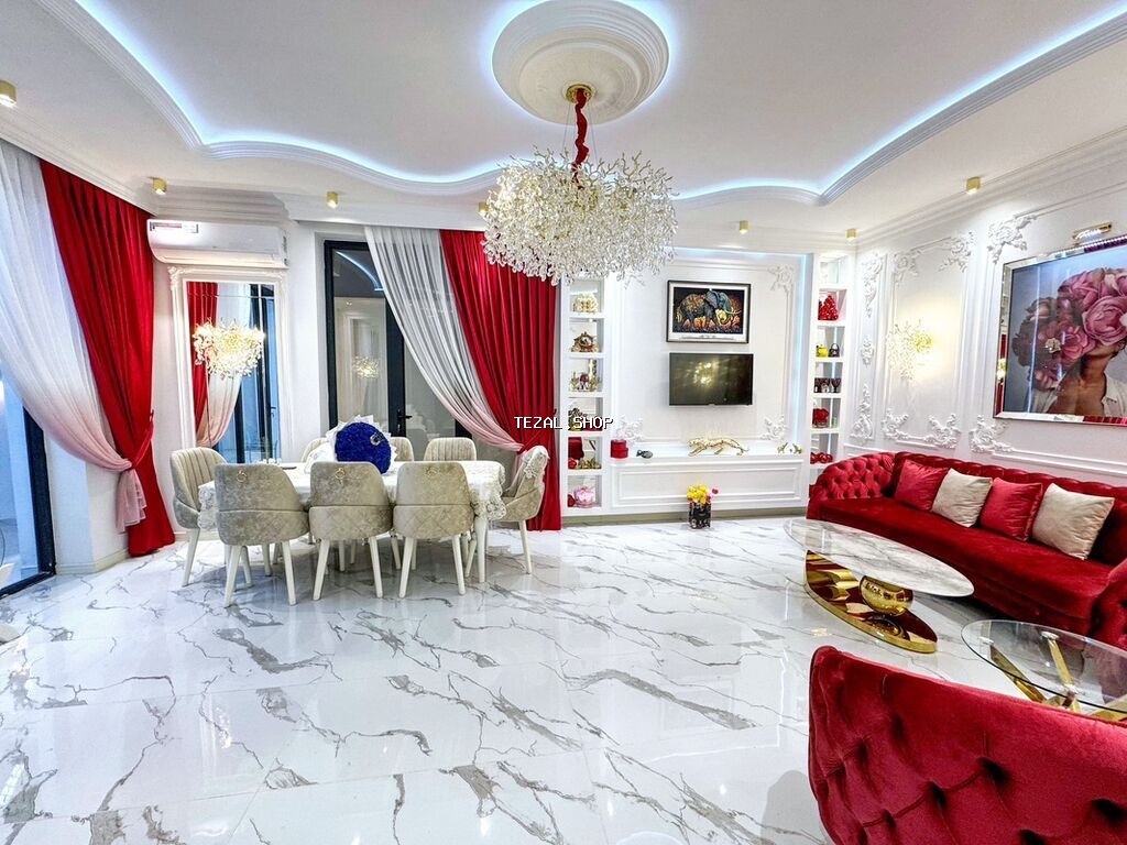 Lüks iki mərtəbəli villa – modern eksteryer və yüksək səviyyəli - şəkil 5