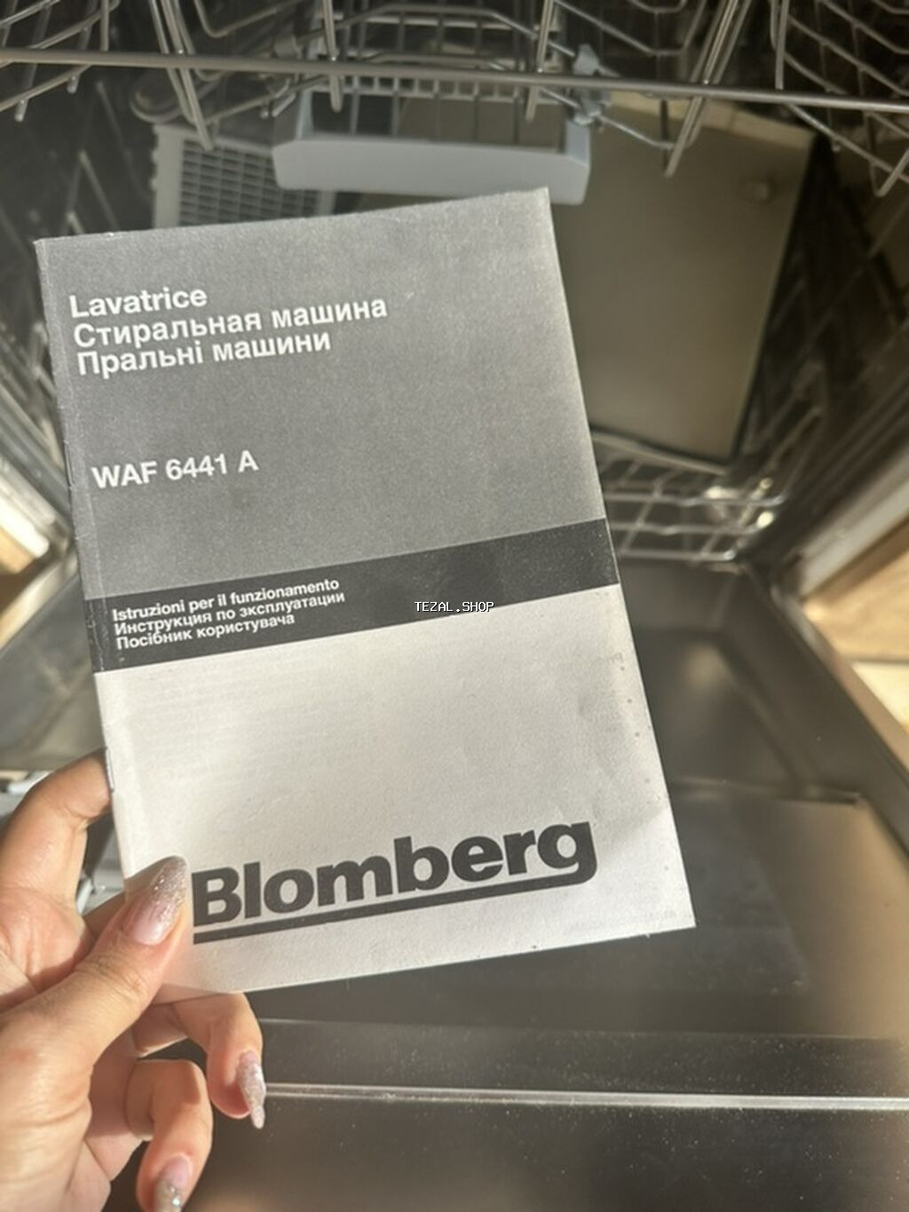 Blomberg qabyuyan maşın – paslanmayan polad aş, quraşdırılan model - şəkil 3