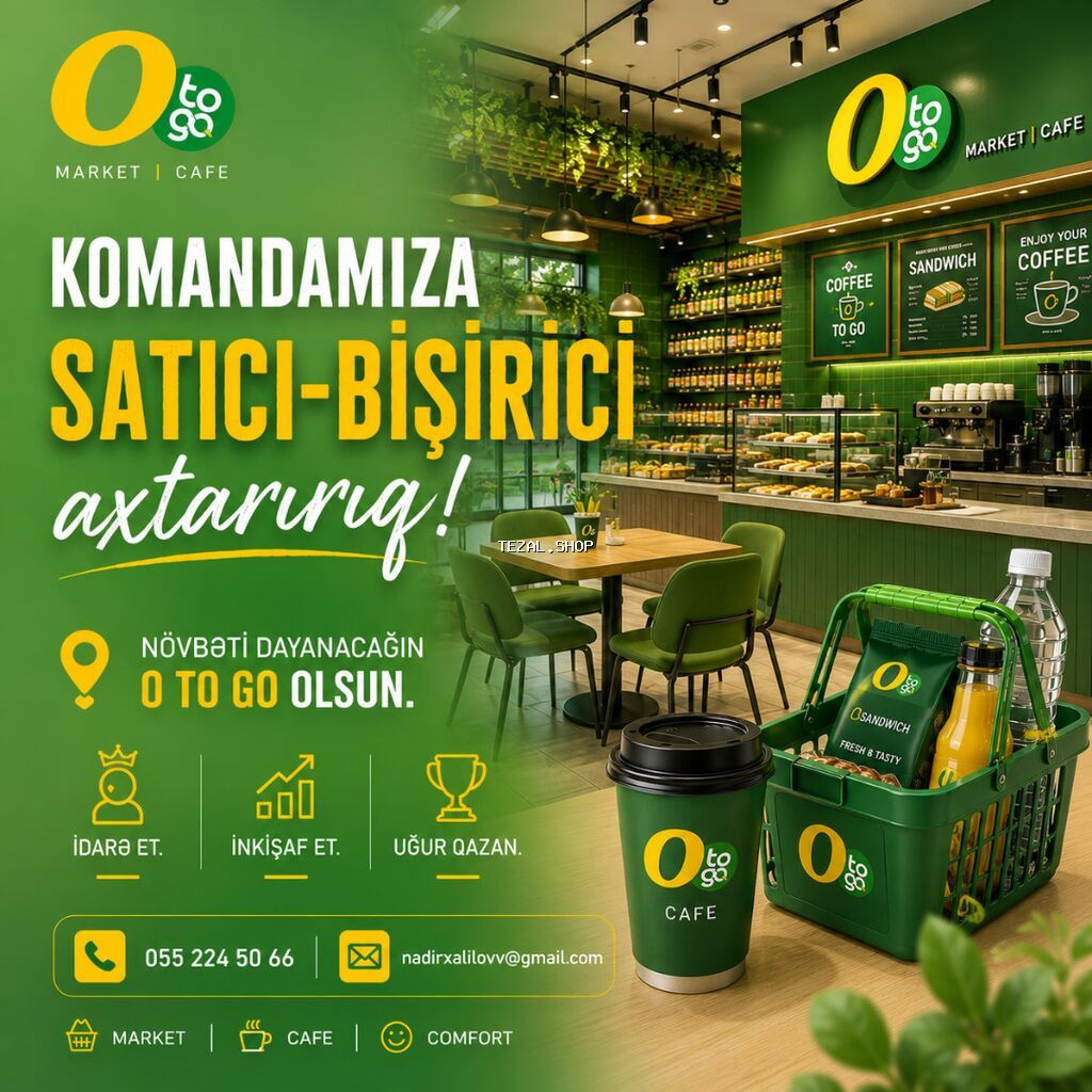 Satış məsləhətçisi tələb olunur, 18-29 yaş, 1 ildən az təcrübə, Ayda 2 dəfə ödəniş
