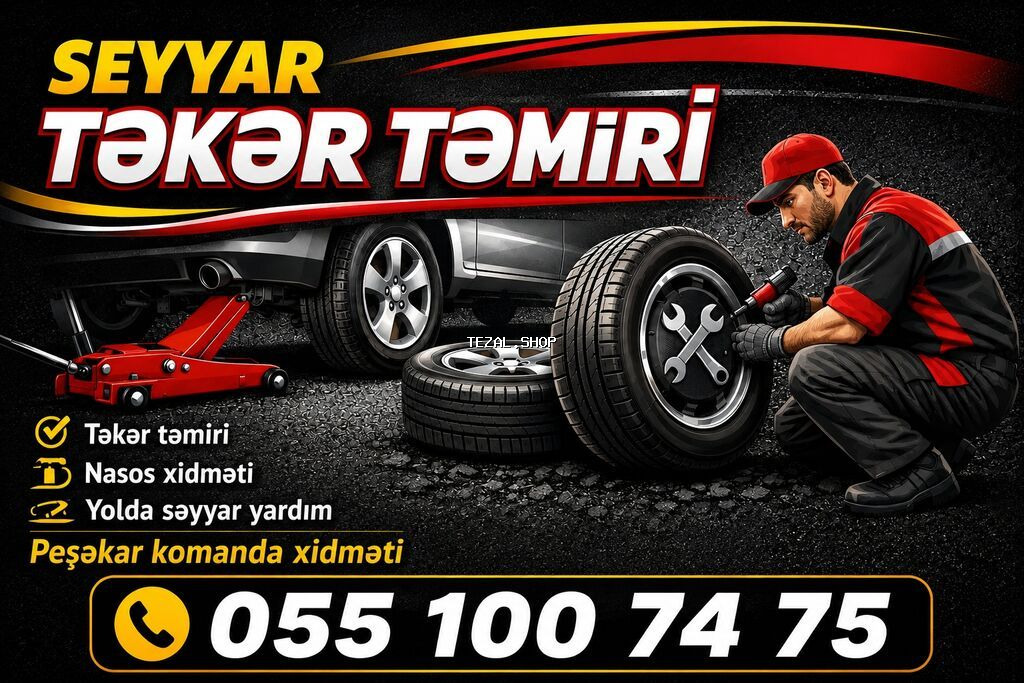 Yolda Səyyar Yardım – 7/24 peşəkar komanda Xidmətlər: - Mühərrikin - şəkil 4