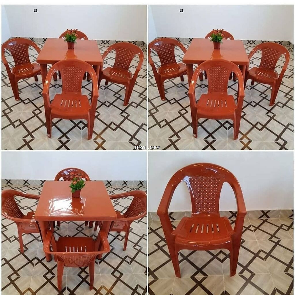 4 neferlik stol stul desti stol stul desti qalin ve keyfiyetli modeldi - şəkil 3
